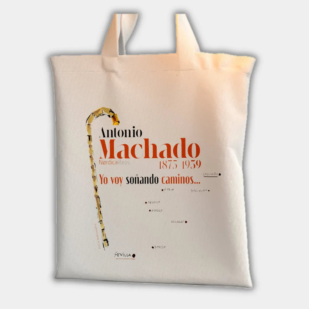 Bolsa de Tela Antonio Machado - "Yo voy soñando caminos" (Nórdica Libros)