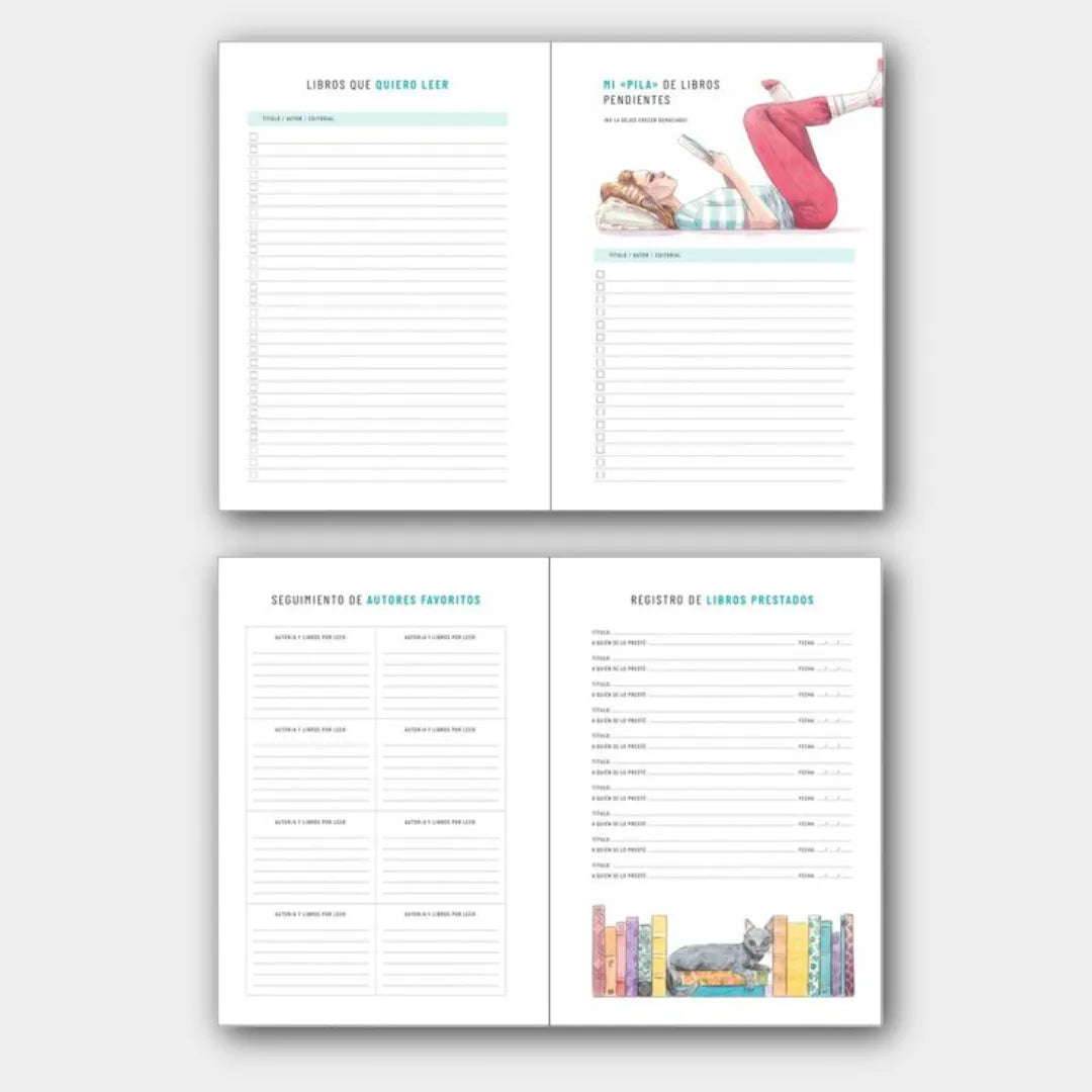 Cuaderno de Lecturas - Ilustrado por Esther Gili (Tapa Dura)