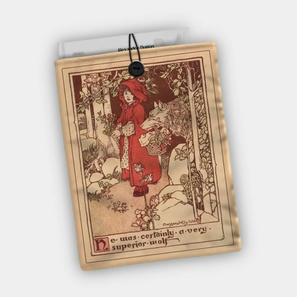 Funda de Tela para Libro Caperucita
