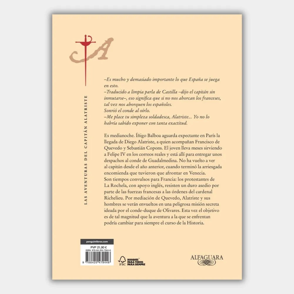 Misión en París (Las aventuras del capitán Alatriste 8) (+14 años)