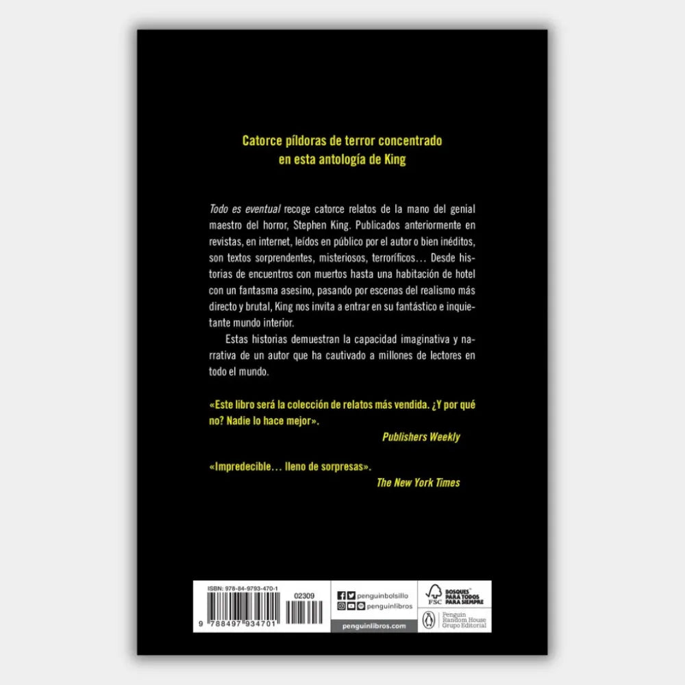 Todo es eventual. 14 relatos oscuros