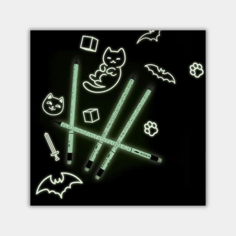 Lápiz Mágico que Brilla en la Oscuridad (Grafito HB) | Edición Kidea