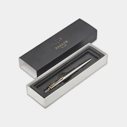 Bolígrafo Parker Jotter Acero GT con Estuche de Regalo