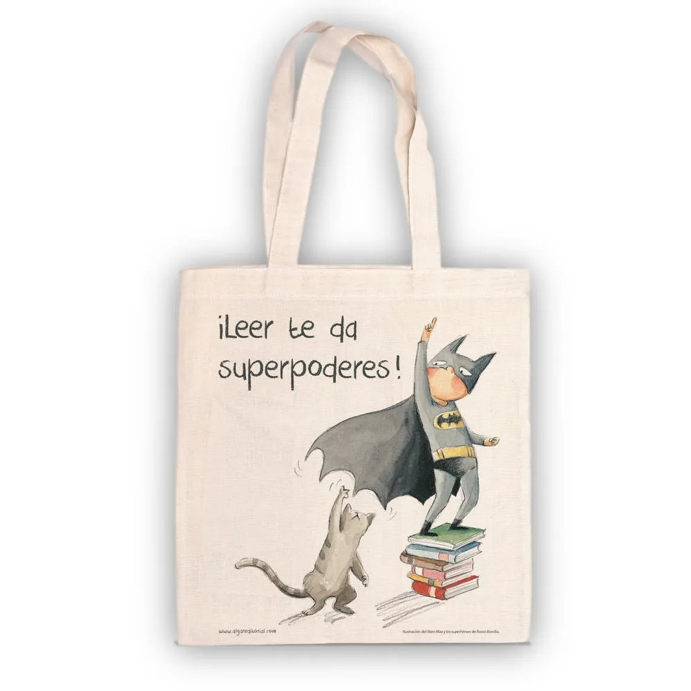 Stofftasche "Lesen verleiht dir Superkräfte"