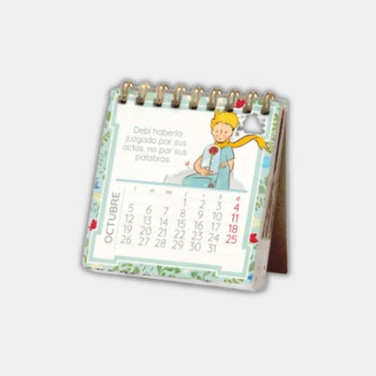 Mini Calendario de Escritorio 2026 - El Principito