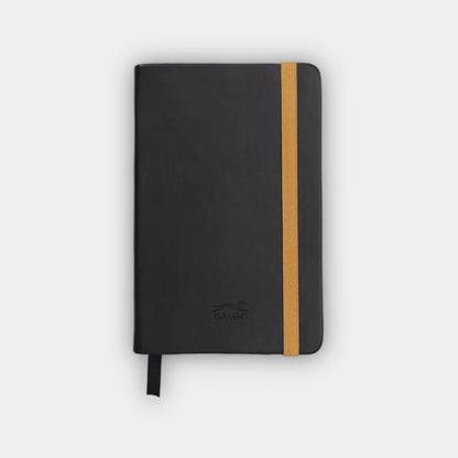 Cuaderno de Notas Galgo A6 | Polipiel Negro y Cuadrícula