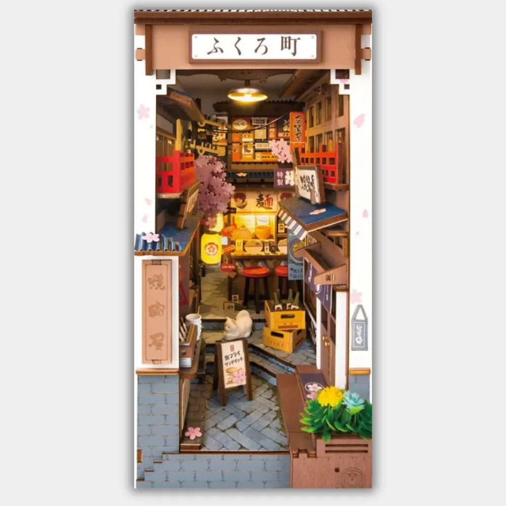 Maqueta Sujetalibros Sakura Wine Alley