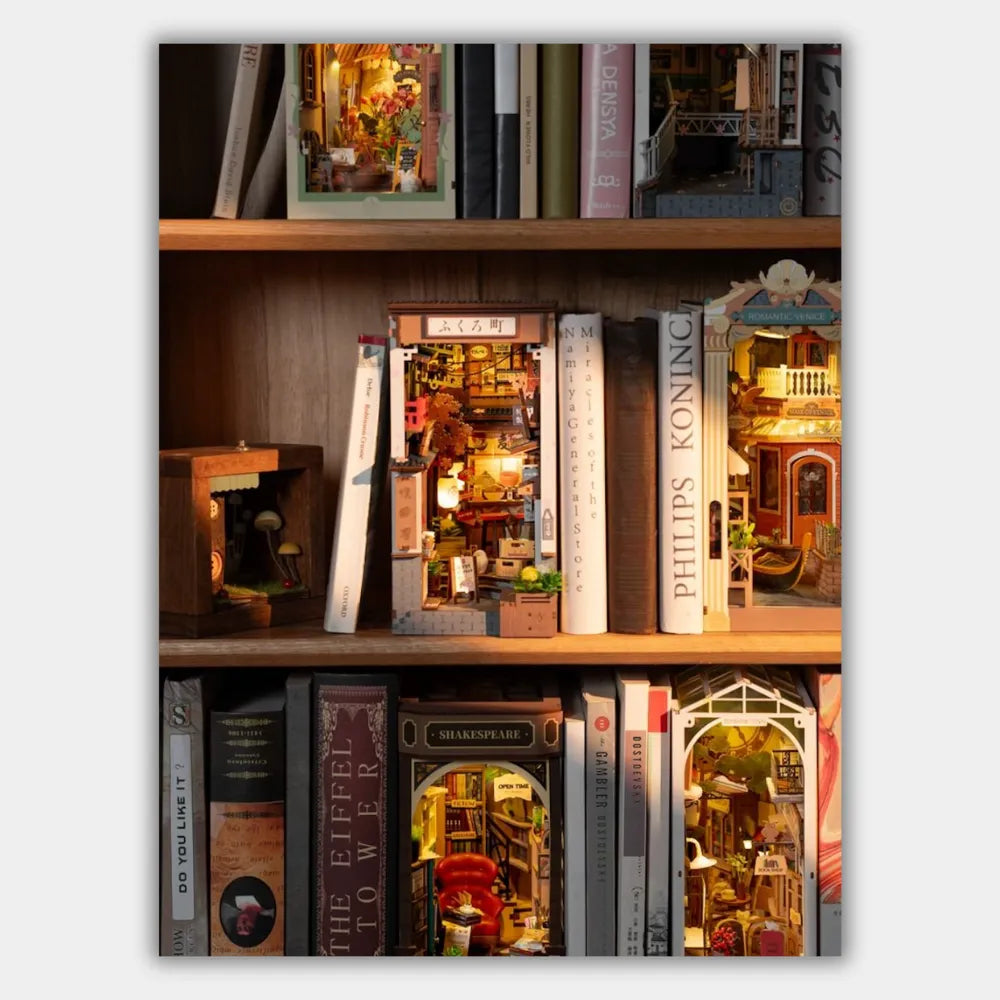 Maqueta Sujetalibros Sakura Wine Alley