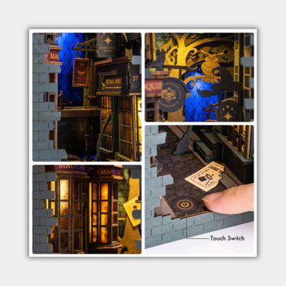 Maqueta Sujetalibros Magic House