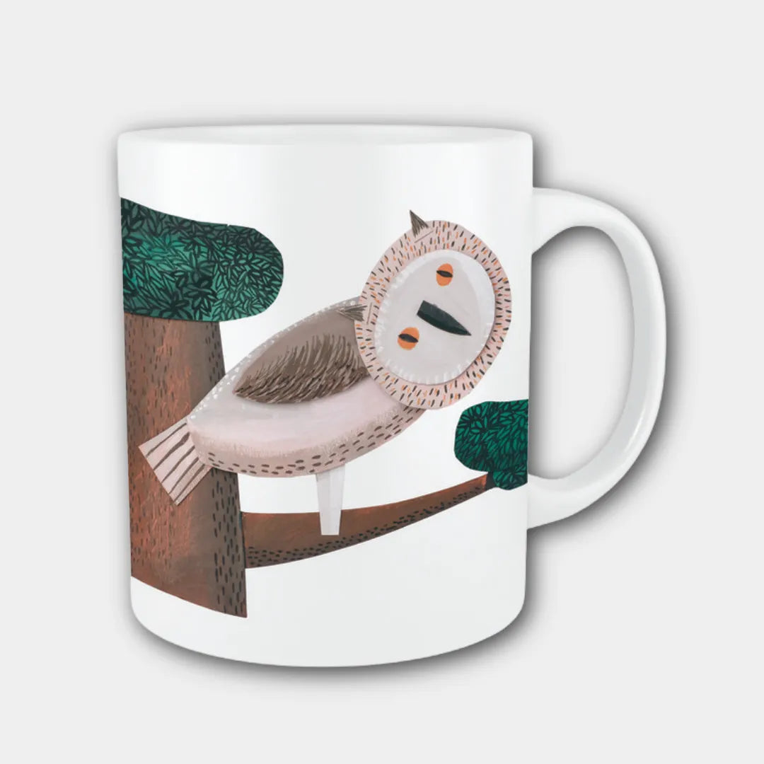 "The Owl" Ceramic Mug - Quiroga's Jungle Tales
