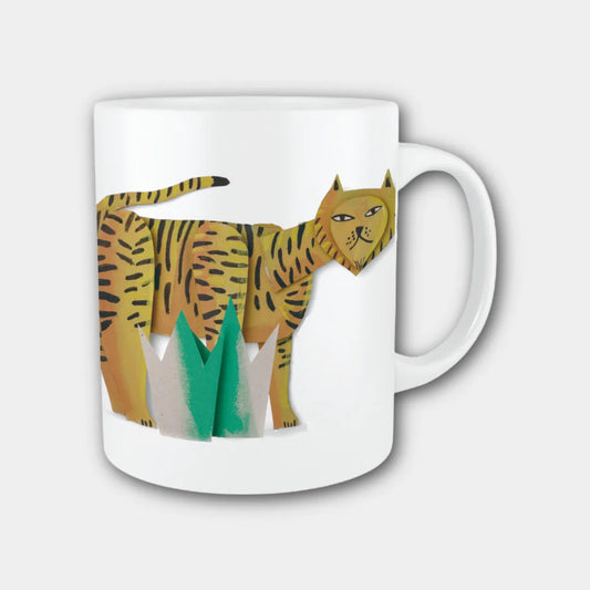 Taza Cerámica "El León" - Cuentos de la Selva Quiroga