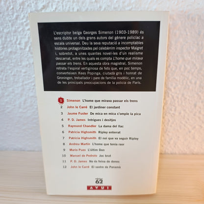 L'home que mirava passar els trens (Libro en Francés) 2ª mano